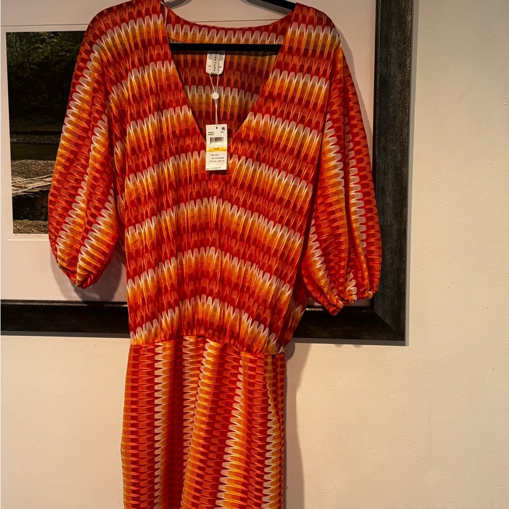 Trina Turk Zen Crochet swimsuit cover up.